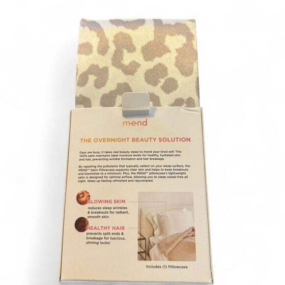 Mend Soft and silky satin pillowcase for healthy hair and skin Queen Size - Picture 4 of 6